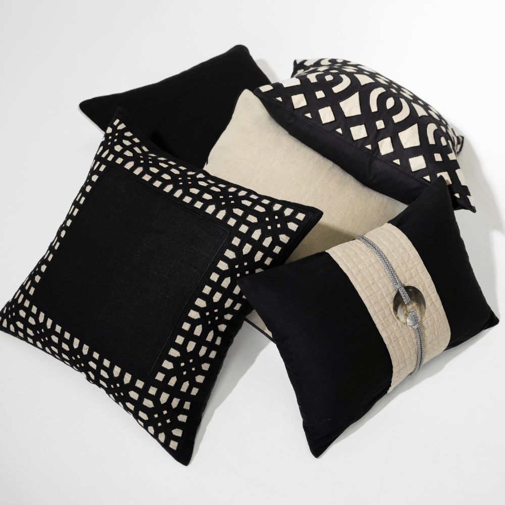 Bandhini Design House Bandhini Bundles 5 Cushion Bundle Black & Natural Bundle