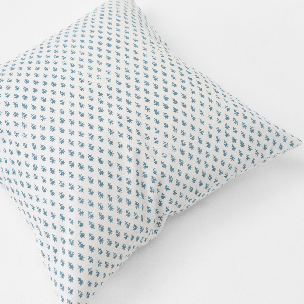 Bandhini Design House Coastal Devon Devon Dots Blue Medium Cushion 50 x 50cm