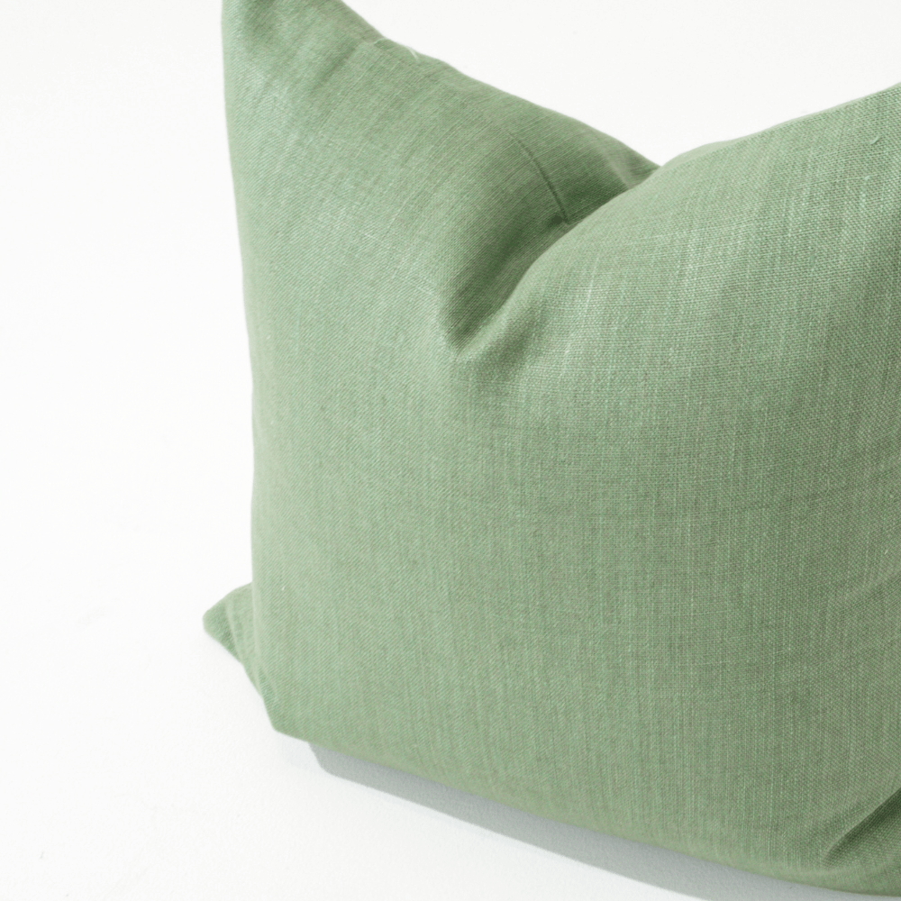 Bandhini Design House Coastal Devon Devon Linen Celadon Lounge Cushion 55 x 55cm