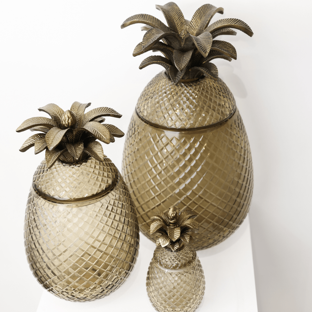 Bandhini Design House CUT GLASS PINEAPPLE