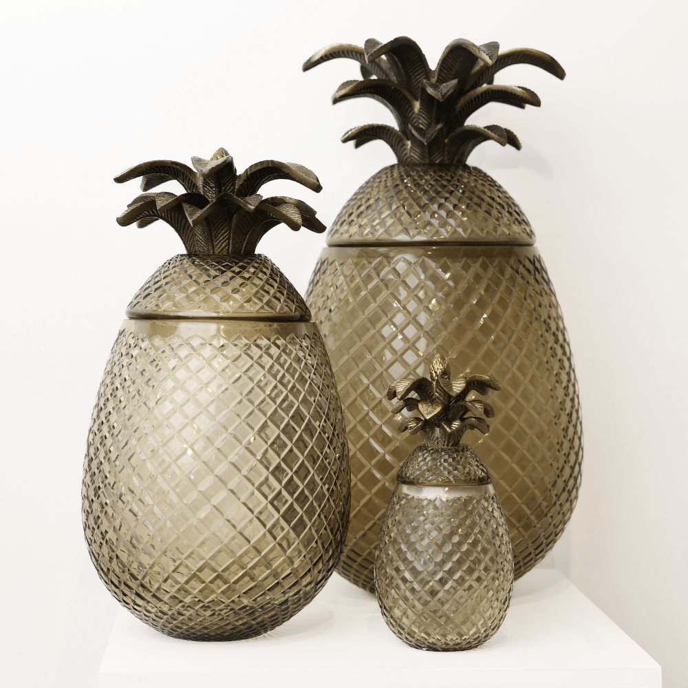 Bandhini Design House CUT GLASS PINEAPPLE