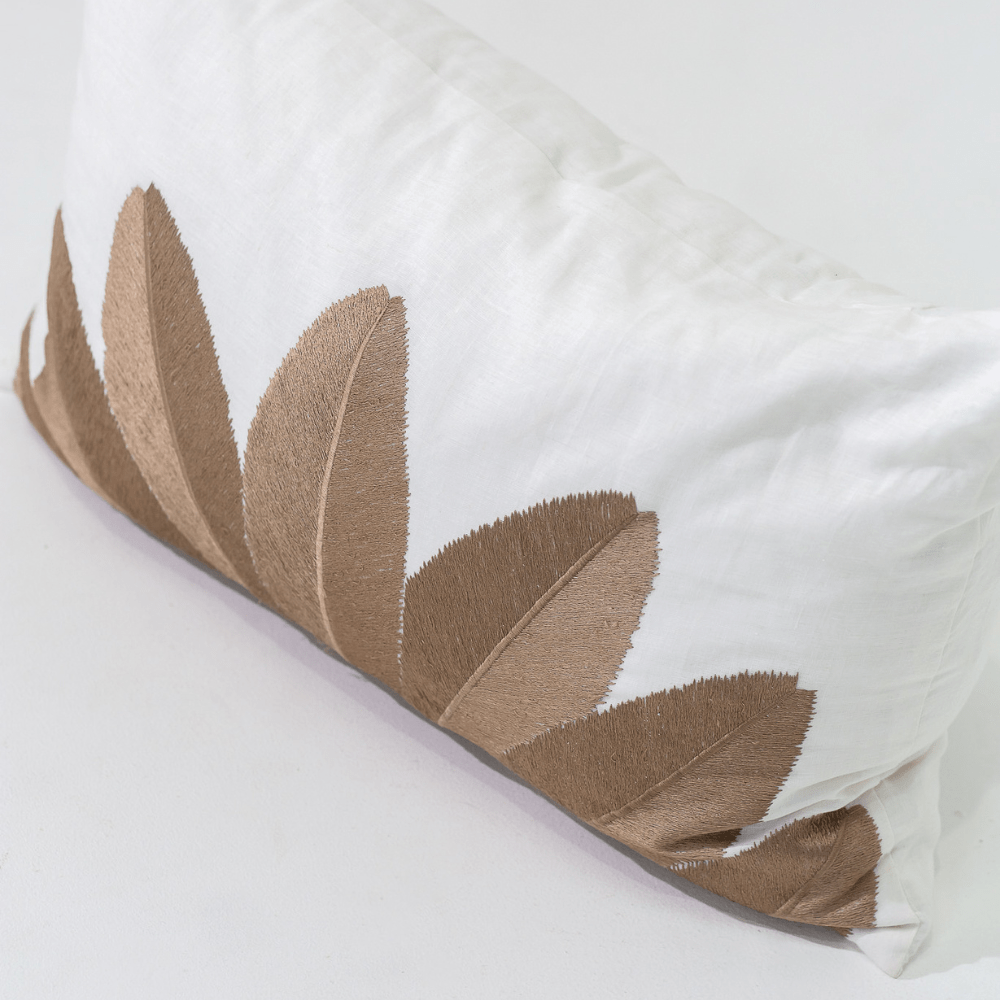 Bandhini Design House Lounge Cushion Fan Fern Sham Cover 46 x 69cm