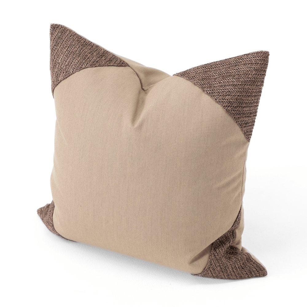 Bandhini Design House Lounge Cushion Outdoor Raffia Corners Lounge Cushion 55 x 55cm