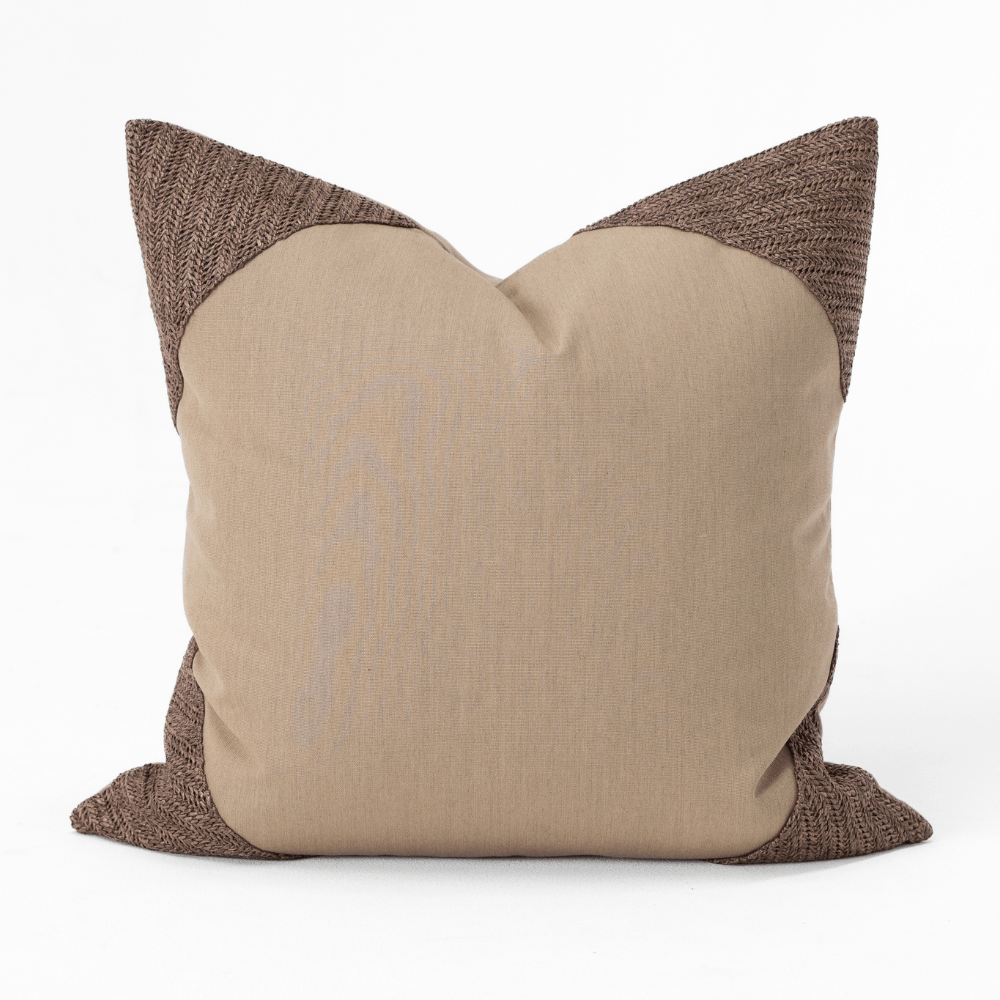 Bandhini Design House Lounge Cushion Outdoor Raffia Corners Lounge Cushion 55 x 55cm