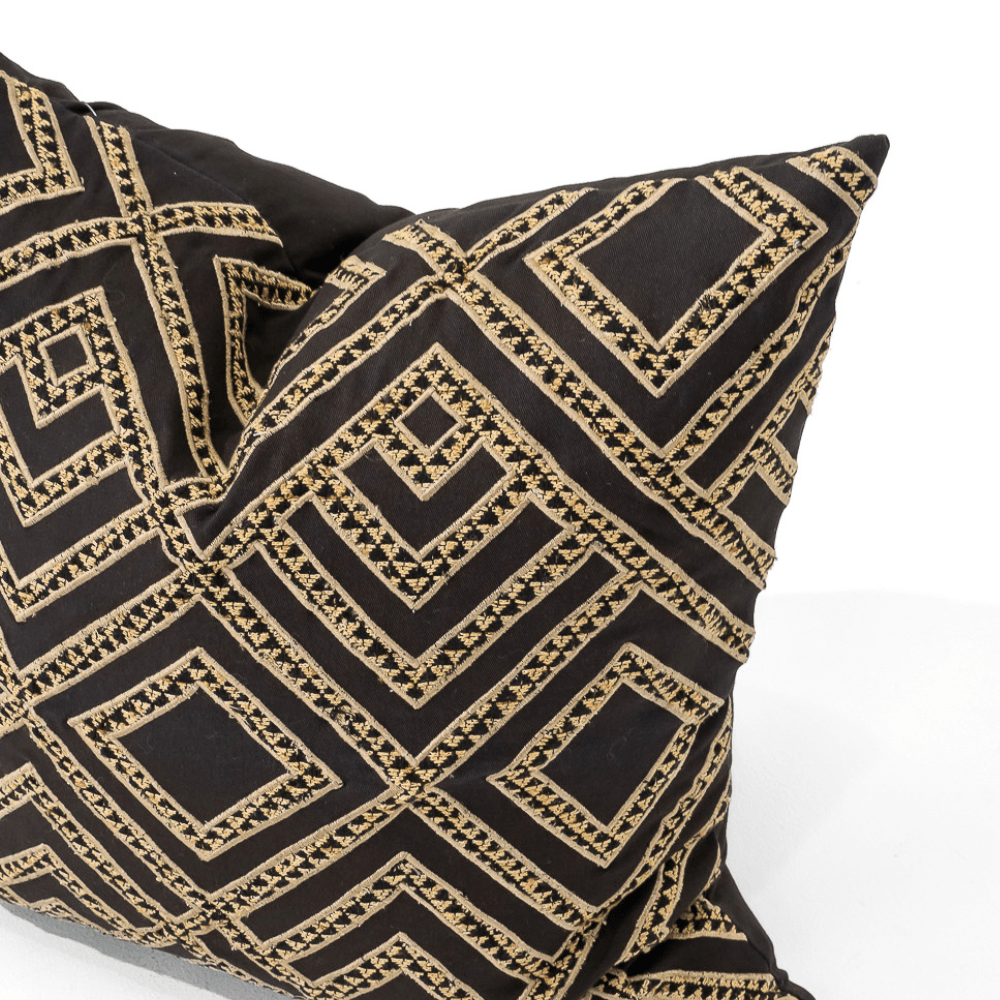 Bandhini Design House Lounge Cushion Shoowa Arrow Black Lounge Cushion 55 x 55cm