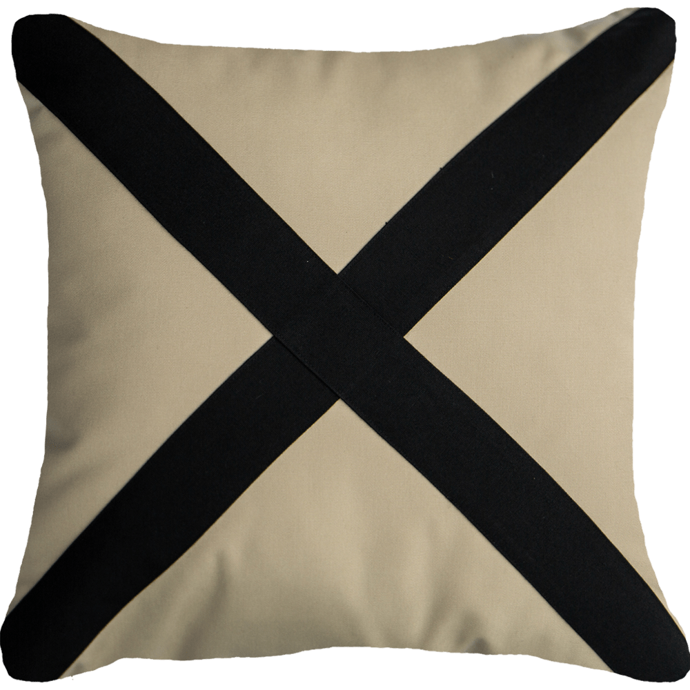 Bandhini Design House Outdoor Cushion Outdoor Nautical Victor Lounge Cushion 55 x 55cm