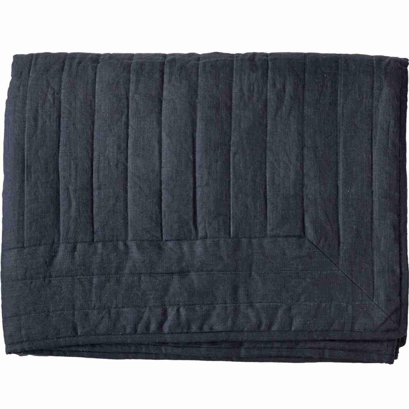 Bandhini Design House Quilt Linen Navy Quilt