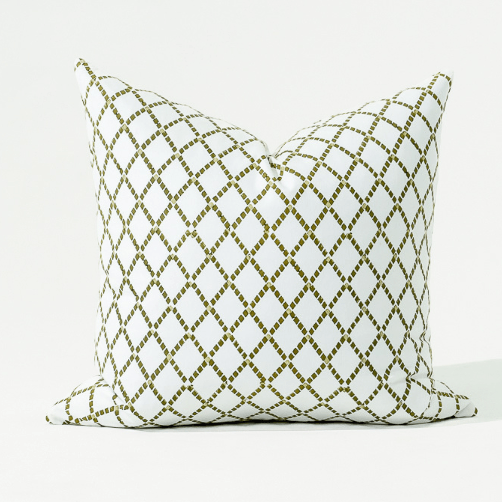 Bandhini Homewear Design Lounge Cushion Intermeshed Emerald Lounge Cushion 55 x 55cm